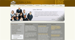 Desktop Screenshot of mcwaldenbailey.com